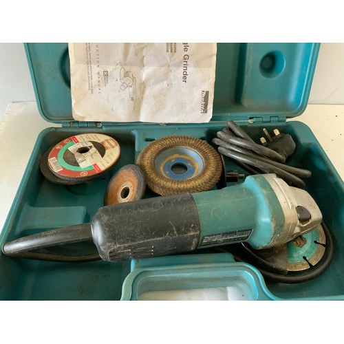 79 - POWER TOOLS, : SANDER, MAKITA DRILL, ANGLE GRINDER ETC