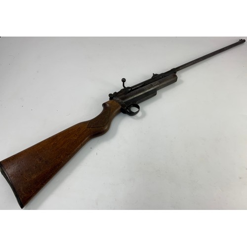 142 - VINTAGE WEBLEY SERVICE AIR RIFLE MARK II IN RARE 'UNMOLESTED' CONDITION, HAVING WALNUT STOCK, ORIGIN... 