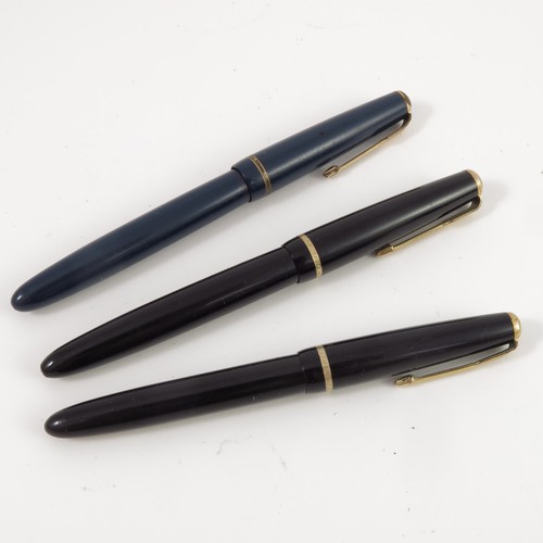 261 - 3 VINTAGE PARKER FOUNTAIN PENS