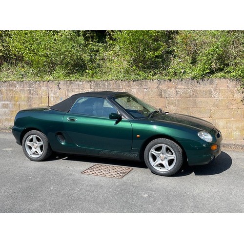 1 - 1998 MGF 1.8i VVC CONVERTIBLE.  73916 RECORDED MILES FROM NEW.  BRITISH RACING GREEN METALLIC WITH B... 