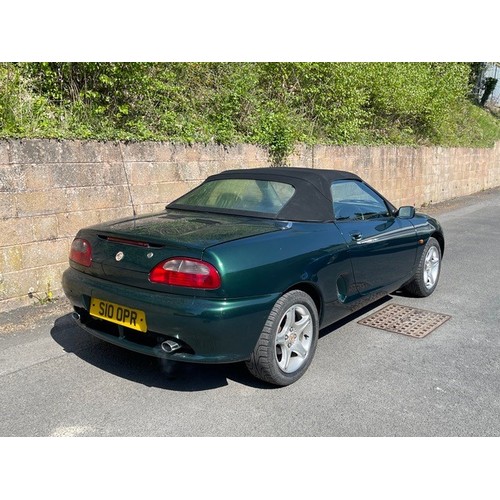 1 - 1998 MGF 1.8i VVC CONVERTIBLE.  73916 RECORDED MILES FROM NEW.  BRITISH RACING GREEN METALLIC WITH B... 