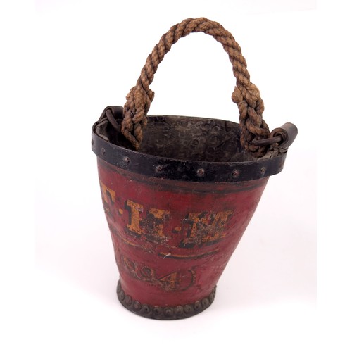 139 - LEATHER FIRE BUCKET