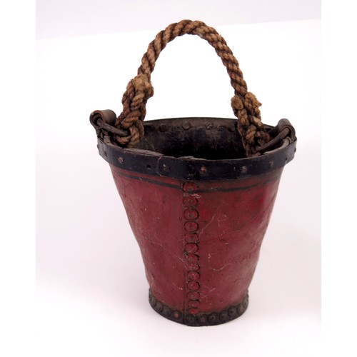 139 - LEATHER FIRE BUCKET