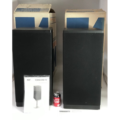 179 - PAIR OF KEF CONCORD IV SPEAKERS BOXED