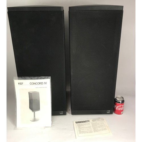 179 - PAIR OF KEF CONCORD IV SPEAKERS BOXED