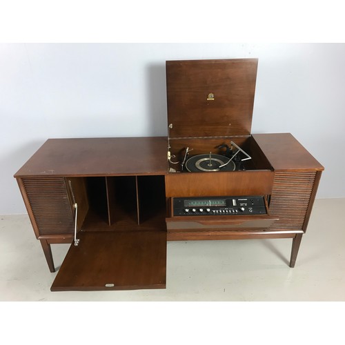 178 - DYNATRON RG81 CABINET MUSIC CENTRE WITH A GARRARD RECORD DECK 2025TC.