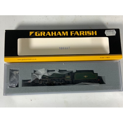 200 - N GAUGE MODEL RAILWAY, GRAHAM FARISH BOXED 372-4787 EX LMS JUBILEE 45898 MARS, 6DCC.