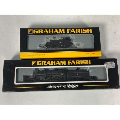 201 - N GAUGE GRAHAM FARISH BOXED 372-227 CRAB 42756, & 372-207 3F JINTY 47472, BOTH BOXED