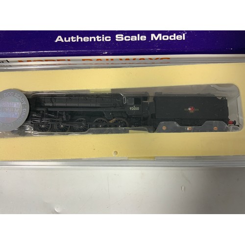 202 - N GAUGE MODEL RAILWAY LOCOMOTIVE, DAPOL ND-090E 9F 92050