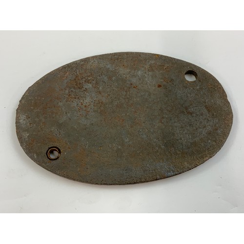 46 - RAILWAY PLATE B.R. MAINTENANCE ENDS