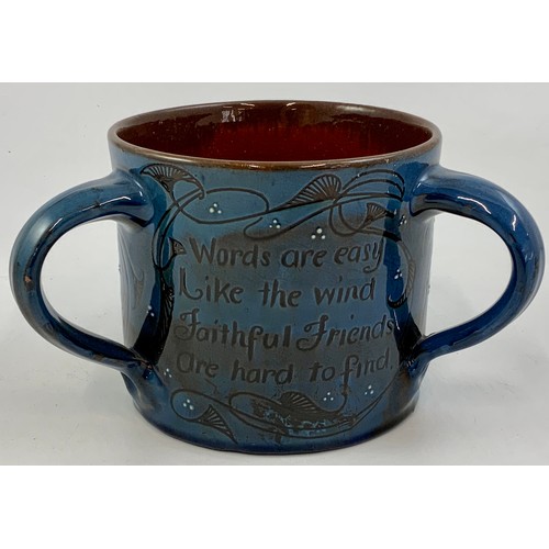 91 - BRANNAM POTTERY MOTTO WARE TYG