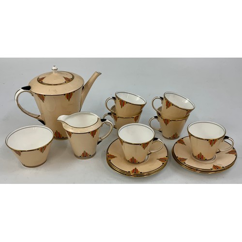 148 - AYNSLEY ART DECO COFFEE SERVICE AF