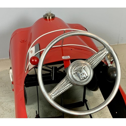 92 - 1956, TRI- ANG  PEDAL CAR, ARIEL T/60, ORIGINAL SOLID TYRES GWO