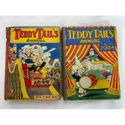 55 - TWO TEDDY TAILS ANNUALS, 1934 & 1937