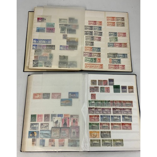 504 - BRITISH COMMONWEALTH IN 2 STOCK BOOKS, VARIOUS COUNTRIES EARLY TO MODERN, MINT AND USED, 1000S.