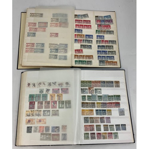 504 - BRITISH COMMONWEALTH IN 2 STOCK BOOKS, VARIOUS COUNTRIES EARLY TO MODERN, MINT AND USED, 1000S.