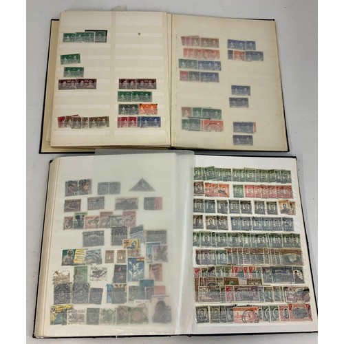 504 - BRITISH COMMONWEALTH IN 2 STOCK BOOKS, VARIOUS COUNTRIES EARLY TO MODERN, MINT AND USED, 1000S.