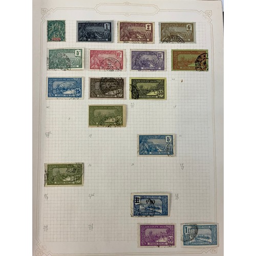 585 - STAMPS, GREEN SIMPLEX ALBUM, GB 4 MARGIN 1d BLACK, 1840 2d BLUE 4 MARGIN PAIR, GOOD QV VALUES INC. S... 