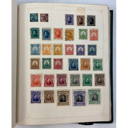 585 - STAMPS, GREEN SIMPLEX ALBUM, GB 4 MARGIN 1d BLACK, 1840 2d BLUE 4 MARGIN PAIR, GOOD QV VALUES INC. S... 