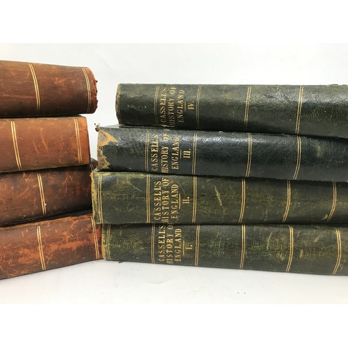 60 - 8 VOLUMES OF CASSELL’S HISTORY OF ENGLAND