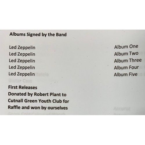 302 - LED ZEPPELIN III LP SIGNED BY ROBERT PLANT, JIMMY PAGE, JOHN PAUL JONES, AND JOHN BONHAM.
(amended e... 