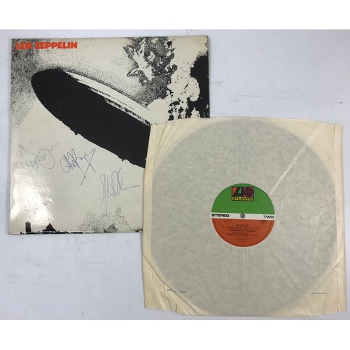 303 - LED ZEPPELIN LP SIGNED BY ROBERT PLANT, JIMMY PAGE, JOHN PAUL JONES, AND JOHN BONHAM.
(amended estim... 