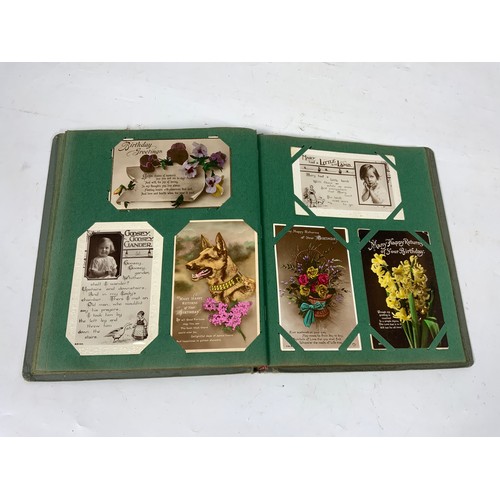 252 - OLD POSTCARD ALBUM