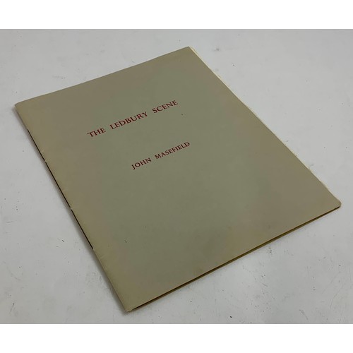 62 - JOHN MASEFIELD ‘THE LEDBURY SCENE’ LIMITED EDITION 217/250, INSCRIBED’ THE DAYS THAT MAKE US HAPPY M... 