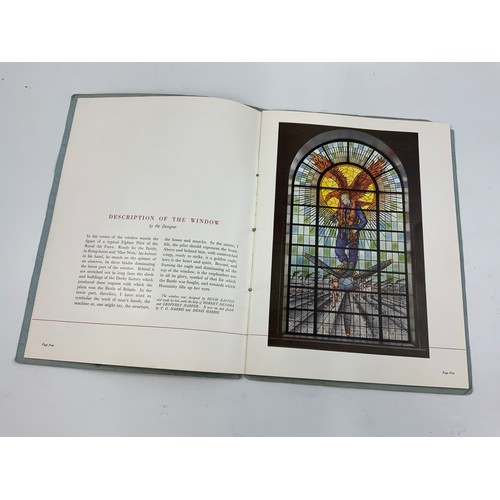 30 - MILITARY INTEREST, 1949 BOOKLET ‘UNVEILING OF A WINDOW’, ROLLS ROYCE DERBY, DEDICATION TO THE BATTLE... 