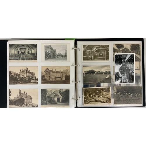 258 - ALBUM OF MISC. REAL PHOTO POSTCARDS, MOSTLY MALVERN RELATED