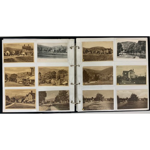 262 - ALBUM OF REAL PHOTO AND OTHER POSTCARDS, MOSTLY MALVERN RELATED