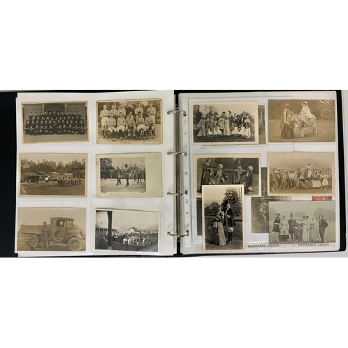 262 - ALBUM OF REAL PHOTO AND OTHER POSTCARDS, MOSTLY MALVERN RELATED