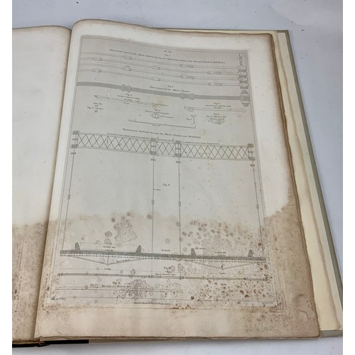 6 - MENAI BRIDGE, PROVIS W.A. ELEPHANT FOLIO, FIRST EDITION, 1828