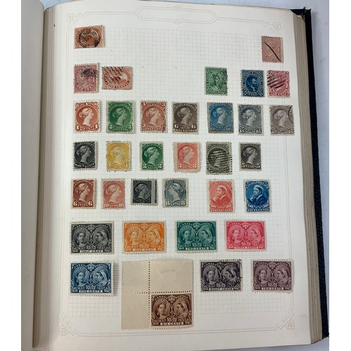 583 - STAMPS, ARCHIVE BOX OF 8 ALBUMS, ALL WORLD, MIDDLE AND EARLY PERIOD WITH MANY GOOD PICKINGS, AUSTRAL... 