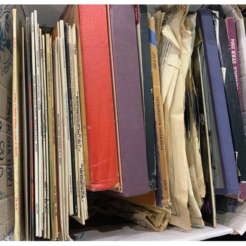 376 - A VERY LARGE COLLECTION OF ASSORTED RECORDS, CLEARED FROM A STORAGE UNIT AND UNSORTED