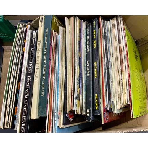 375 - A VERY LARGE COLLECTION OF ASSORTED RECORDS, CLEARED FROM A STORAGE UNIT AND UNSORTED