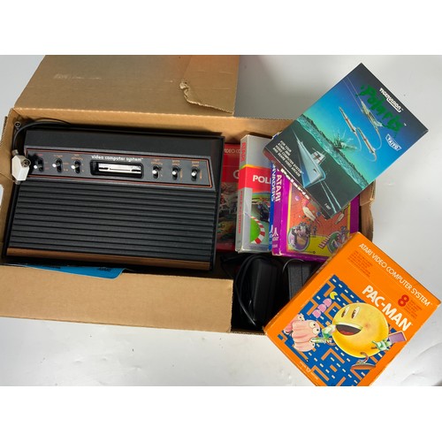 93 - BOXED VIDEO COMPUTER SYSTEM BY ATARI, MODEL CX-2600