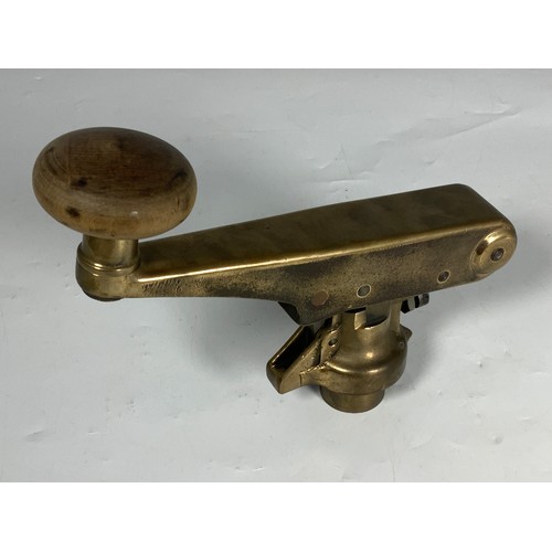 54 - A BRASS TRAM POWER CONTROL HANDLE