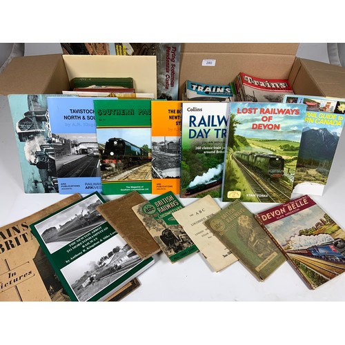 280 - RAILWAY BOOKLETS PLUS IAN ALLAN ABC’S, NEWTON ABBOT TO MORETONHAMPSTEAD BRANCH,