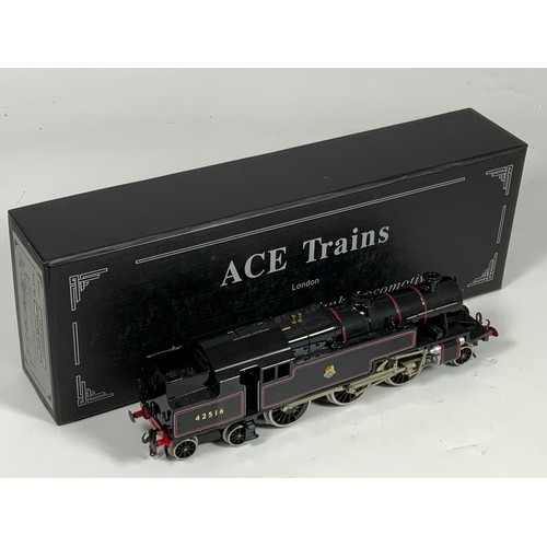 511 - ACE TRAINS, O GAUGE, BOXED 2-6-4 TANK, EX LMS, BR 42516, IN VGC, BR LINED BLACK LIVERY. ELECTRIC OPE... 