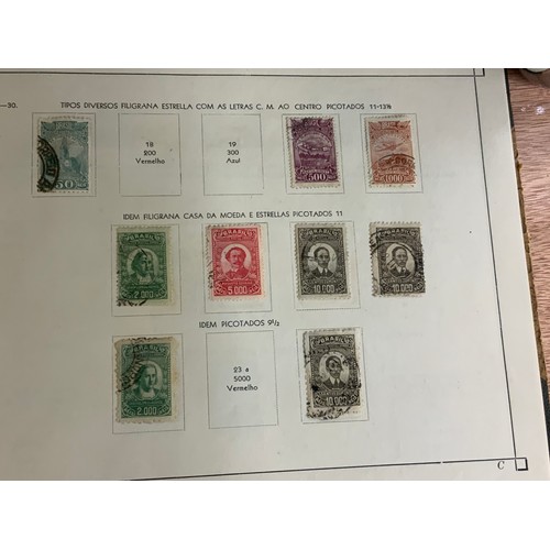 584 - STAMPS, ALBUMS X 7 IN BOX WITH MANY, MANY PICKINGS NOTED BSA DOUBLE HEADS, COMMONWEALTH COUNTRIES QV... 