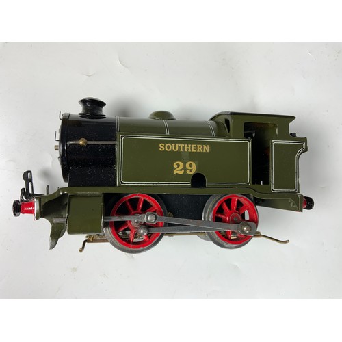 501 - HORNBY C/W 0-4-0 TANK, LNER 460, & A SIMILAR 0-4-0 TANK LOCOMOTIVE WITH SR TRANSFERS & MODIFIED TO 3... 