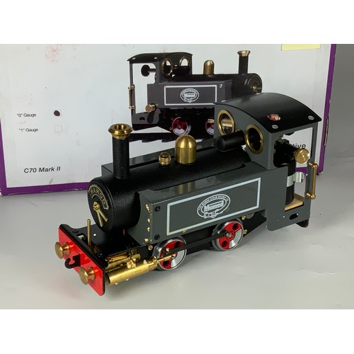 505 - MAMOD, THE NEW MAMOD LOCOMOTIVE MARK II, BOXED, 1351 GAS FIRED OSCILLATING LOCOMOTIVE, APPEARS LIGHT... 