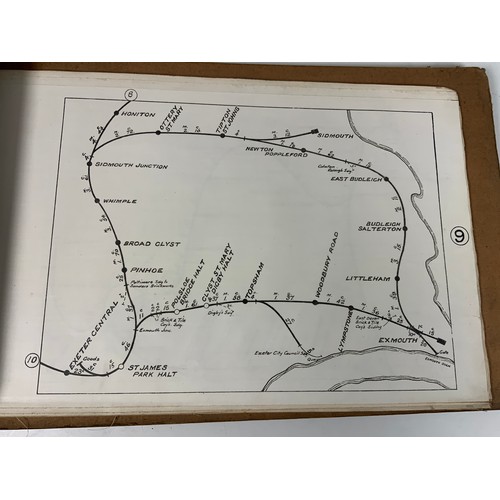 288 - RAILWAY INTEREST, BR SR ROUTE MILEAGE, LINE DIAGRAMS, MILEAGES, UNDATED BUT INCLUDES HAYLING ISLAND ... 