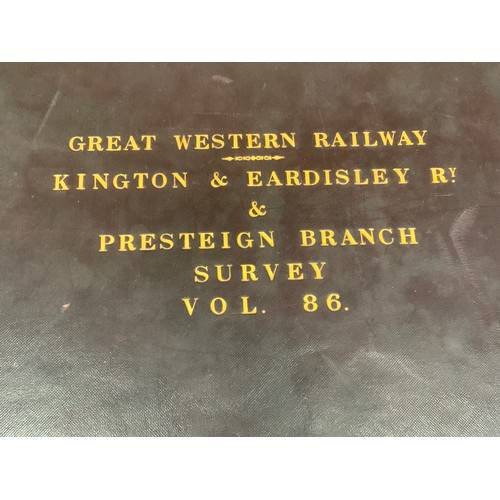 297 - GREAT WESTERN RAILWAY , LEOMINSTER & KINGTON RAILWAY, KINGTON & EARDISLEY RAILWAY & PRESTEIGNE BRANC... 