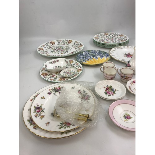 150 - MINTON HADDON HALL WITH ROYAL CROWN DERBY, POOLE ETC