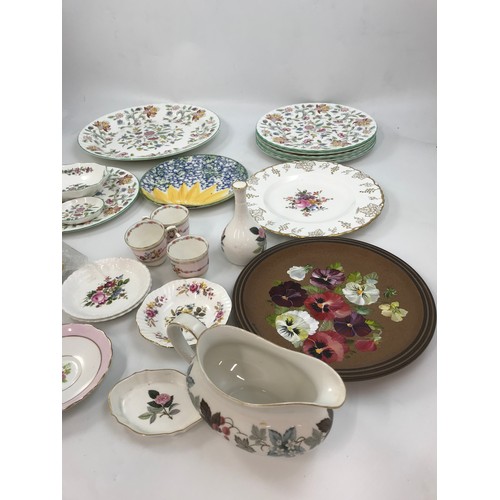 150 - MINTON HADDON HALL WITH ROYAL CROWN DERBY, POOLE ETC