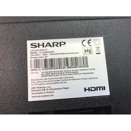 391 - SHARP LCD LC-32HI  TV