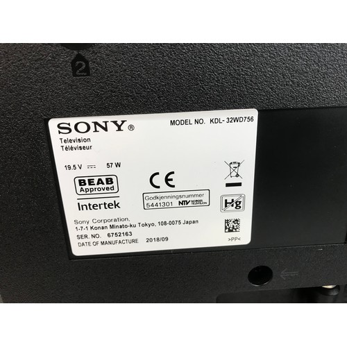 392 - SONY MODEL NO KDL- 32D756 TV