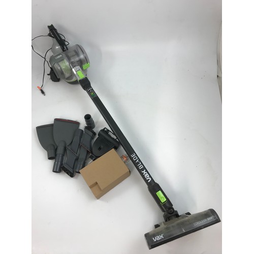 388 - A VAX BLADE  CORDLESS VACUUM WITH ACCESSORIES